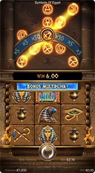 Symbols of Egypt · Aturan Gulungan 3x3 dan Fitur Bonus Multiplier Symbols of Egypt