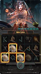 Medusa II · Mekanisme Gulungan 30 Payline dan Babak Bonus Medusa II